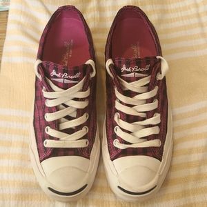 Converse Jack Purcell Plaid Checks Sneakers Mens Size 4.5 Womens 6 Unisex